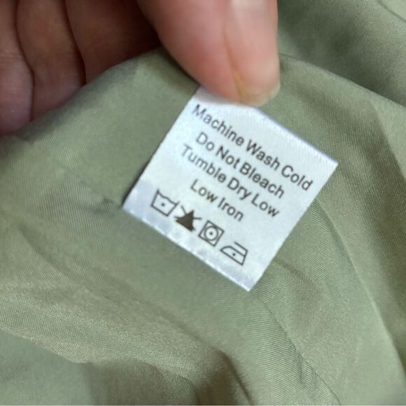 TUCKERNUCK sage green Tartan plaid Celia dress size XS preppy classy modern EUC - Picture 12 of 16